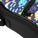 CLOUDMUSIC Blue Ocean Ukulele Case Ukulele Backpack for Kids (Fish In Dark Blue)