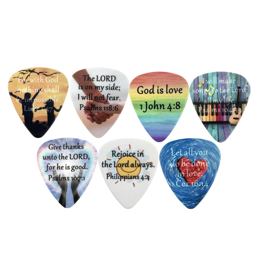 Christian shop guitar picks