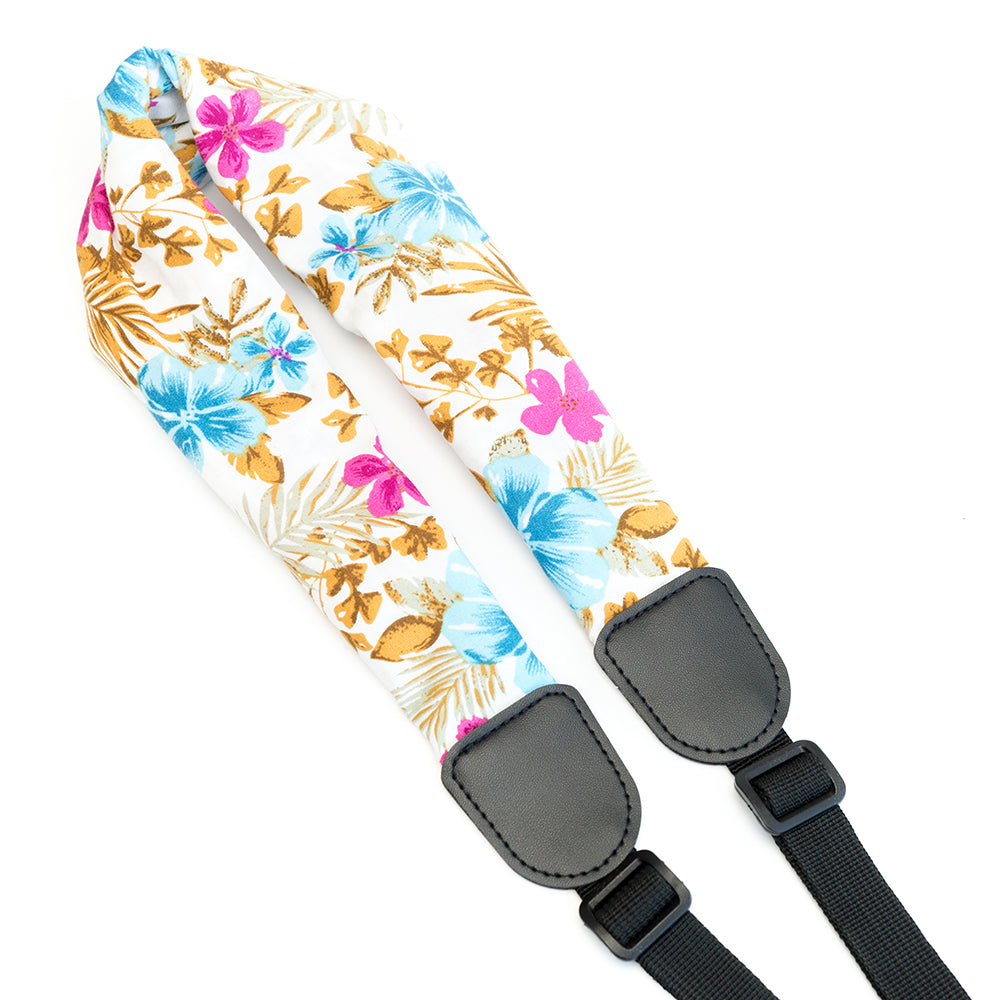 CLOUDMUSIC Colorful Hawaiian Jacquard Woven J Hook Clip On Ukulele Str
