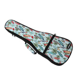 CLOUDMUSIC Plant Flower Hawaiian Ukulele Bag Ukulele Case (Sailboard and Palm)