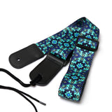 CLOUDMUSIC Polyester Series Ukulele Strap (Blue Pattern)