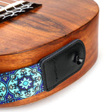 CLOUDMUSIC Polyester Series Ukulele Strap (Blue Pattern)