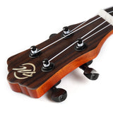 CLOUDMUSIC Solid Koa Concert Ukulele With Aquila Strings Hawaiian Palm Tree Ukulele Case Ukulele Strap Ukulele Felt Picks