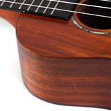 CLOUDMUSIC Solid Koa Concert Ukulele With Aquila Strings Hawaiian Palm Tree Ukulele Case Ukulele Strap Ukulele Felt Picks