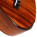 CLOUDMUSIC Solid Koa Concert Ukulele With Aquila Strings Hawaiian Palm Tree Ukulele Case Ukulele Strap Ukulele Felt Picks