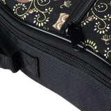 CLOUDMUSIC Colorful Cute Animals Pattern Hawaiian Ukulele Bag Ukulele Case (Owl In Black)