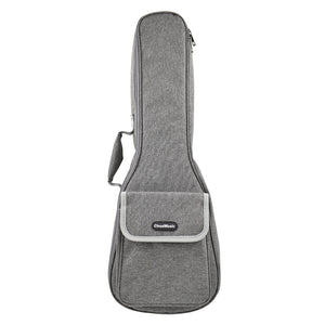 CLOUDMUSIC Hawaiian Ukulele Bag Ukulele Case With 3D Bag ( Grey)