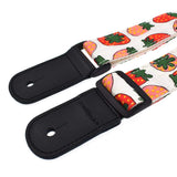 CLOUDMUSIC Ukulele Strap For Ukulele Soprano Concert Tenor Baritone Hawaii Summer Beach Tropical Fruits (Strawberry)