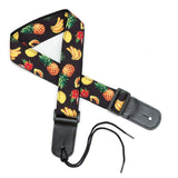 CLOUDMUSIC Ukulele Strap For Ukulele Soprano Concert Tenor Baritone Hawaii Summer Beach Tropical Fruits (Fruits)