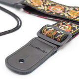 CLOUDMUSIC Ukulele Strap Vintage Pattern Ukulele Strap For Soprano Concert Tenor Baritone (Vintage)