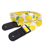 CLOUDMUSIC Ukulele Strap For Ukulele Soprano Concert Tenor Baritone Hawaii Summer Beach Tropical Fruits (Lemon)