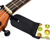 CLOUDMUSIC Ukulele Strap For Ukulele Soprano Concert Tenor Baritone Hawaii Summer Beach Tropical Fruits (Kiwi)