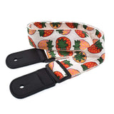 CLOUDMUSIC Ukulele Strap For Ukulele Soprano Concert Tenor Baritone Hawaii Summer Beach Tropical Fruits (Strawberry)