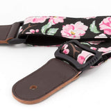 CLOUDMUSIC Ukulele Strap (Strap, Sakura in black)