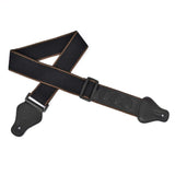 CLOUDMUSIC Guitar Strap For Kids Guitar Acoustic Guitar Bass (Solid Black)