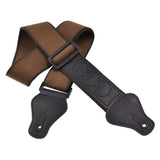 CLOUDMUSIC Guitar Strap For Kids Guitar Acoustic Guitar Bass (Solid Brown)