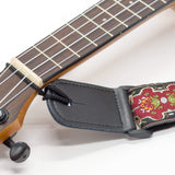 CLOUDMUSIC Ukulele Strap Vintage Pattern Ukulele Strap For Soprano Concert Tenor Baritone (Vintage)