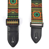 CLOUDMUSIC Guitar Strap Polyester Printing Blue Red Purple Guitar Strap For Kids Guitar Acoustic Guitar Bass Electric (Folk Totem)