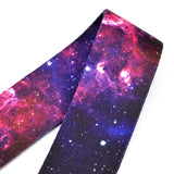 CLOUDMUSIC Strap Starry Night Purple Blue Starry Sky Galaxy Pattern (Purple Galaxy Guitar Strap)