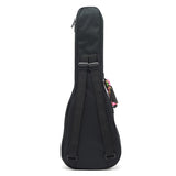 CLOUDMUSIC Hawaiian Floral Ukulele Case Hawaii Hibiscus and Palm (black)