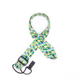 CLOUDMUSIC Colorful Hawaiian Jacquard Woven J Hook Clip On Ukulele Strap Ukulele Belt For Soprano Concert Tenor Ukulele