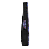 CLOUDMUSIC National Hawaiian Ukulele Bag Ukulele Case (Bohemian Dark Blue)