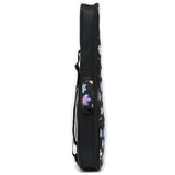 CLOUDMUSIC Ukulele Case With Shinny Color Chaning Leaves 10mm Padded