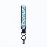 CLOUDMUSIC Colorful Hawaiian Jacquard Woven J Hook Clip On Ukulele Strap Ukulele Belt For Soprano Concert Tenor Ukulele (Pink Flowers)