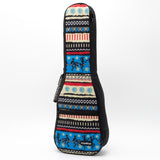 CLOUDMUSIC Ukulele Case African Protrait Ukulele Bag 10mm Padded