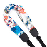 CLOUDMUSIC Colorful Hawaiian Jacquard Woven J Hook Clip On Ukulele Strap Ukulele Belt For Soprano Concert Tenor Ukulele (Hula Girls Aloha)
