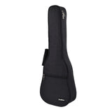 CLOUDMUSIC Ukulele Case 10mm Padded Ukulele Backpack Case Soprano Concert Tenor Ukulele Case Black Blue Grey (Black)