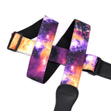 CLOUDMUSIC Guitar Strap Polyester Printing Blue Red Purple Guitar Strap For Kids Guitar Acoustic Guitar Bass Electric