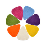 CLOUDMUSIC Guitar Picks For Acoustic Guitar Classical Guitar Ukulele (Felt Picks 7PCS)