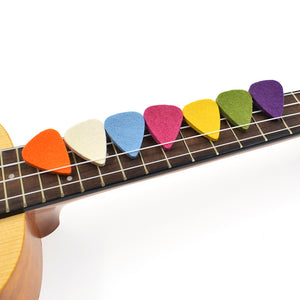 CLOUDMUSIC Guitar Picks For Acoustic Guitar Classical Guitar Ukulele (Felt Picks 7PCS)