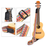 CLOUDMUSIC Ukulele Strap Hawaiian Vintage Ethnic Cotton   S92