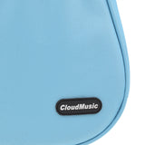 CLOUDMUSIC Ukulele Case 10mm Padded Ukulele Backpack Case Soprano Concert Tenor Ukulele Case Black Blue Grey (Blue)