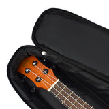 CLOUDMUSIC Ukulele Case 10mm Padded Ukulele Backpack Case Soprano Concert Tenor Ukulele Case Black Blue Grey (Blue)