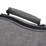 CLOUDMUSIC Ukulele Case 10mm Padded Ukulele Backpack Case Soprano Concert Tenor Ukulele Case Black Blue Grey (Grey)