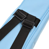 CLOUDMUSIC Ukulele Case 10mm Padded Ukulele Backpack Case Soprano Concert Tenor Ukulele Case Black Blue Grey (Blue)