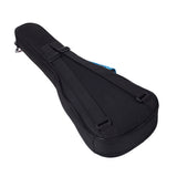 CloudMusic Top Quality Concert Ukulele Bag 2016 Fashion Gig Bag Adjustable Straps Blue Wave