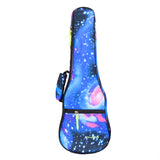 CLOUDMUSIC Starry Cotton Ukulele Bag Blue Fashion Gig Bag Adjustable Straps