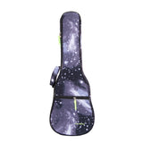 CloudMusic Starry Cotton Ukulele Bag Black Fashion Gig Bag Adjustable Straps