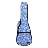 CloudMusic® Top Quality Concert Ukulele Bag 2016 Fashion Colourful Gig Bag Adjustable Straps Paisley Pattern Blue
