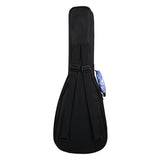CloudMusic® Top Quality Concert Ukulele Bag 2016 Fashion Colourful Gig Bag Adjustable Straps Paisley Pattern Blue