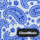 CloudMusic® Top Quality Concert Ukulele Bag 2016 Fashion Colourful Gig Bag Adjustable Straps Paisley Pattern Blue