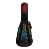 CLOUDMUSIC National Hawaiian Ukulele Bag Ukulele Case (Dark Blue)