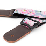 CLOUDMUSIC Ukulele Strap (Strap, Sakura in light blue)