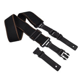 CLOUDMUSIC Guitar Strap Jacquard Weave Strap With Leather Ends Vintage Classical Pattern Design Guitar Picks Free