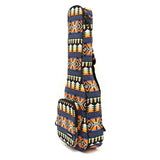 CLOUDMUSIC Ethnice Ukulele Case Ukulele Bag Padded Ukulele Backpack Bag With Adjust Strap (Style 34)