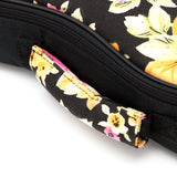 CLOUDMUSIC Plant Flower Hawaiian Ukulele Bag Ukulele Case Cherry Flower Sakura (Purple Flower)